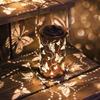 Portable Hanging  Solar Lanterns Solar Powered Wind Chime Hanging Lamp  Courtyard Landscape