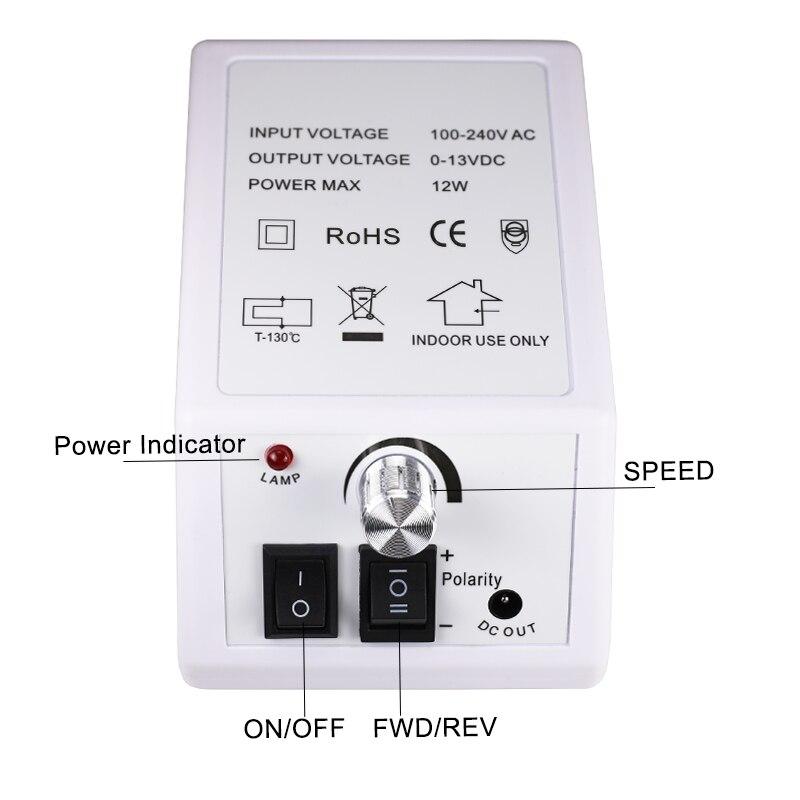 Сверла для ногтей, маникюрная машинка Miller, фрезы для ногтей, резак для удаления геля, 20000 об/мин, пилка для дизайна ногтей, керамические сверла для ногтей, инструменты