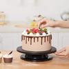 11-дюймовая вращающаяся подставка Стереоскопическая живопись Гравировка Гончарные круги Вращающаяся подставка для торта Форма для DIY Инструменты для выпечки на кухне