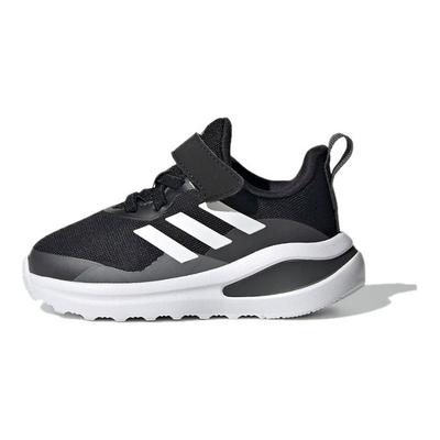 FortaRun EL I Черно-белые детские кроссовки Core-Black Cloud-White Grey-Six FZ5499
