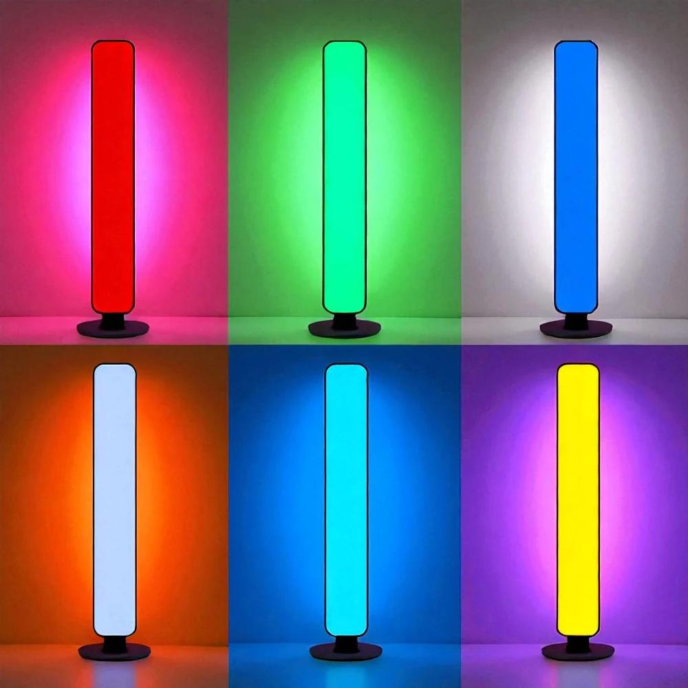 RGB Pickup Light Music Rhythm Lights Upgraded USB Rechargeable Model Christmas Decoration Desktop RGB Light Bar Music Rhythm