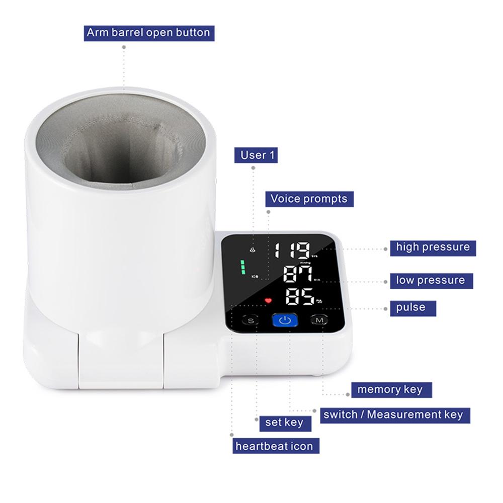 JZIKI ZK-B883 Электронный монитор артериального давления с рукояткой Цифровой монитор АД Подвижный тонометр