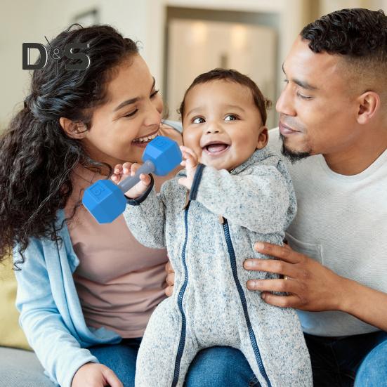 1 пара детских мини-гантелей, детские гантели для тренировок, безопасные силиконовые гантели, игрушка-гантель для детей, фитнес, физическое развитие