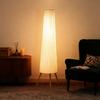 LED Floor Lamp Living Room Dimmable Wood With Tripod Floor Lamp With Foot Switch 46 X 46 X 153 Cm White