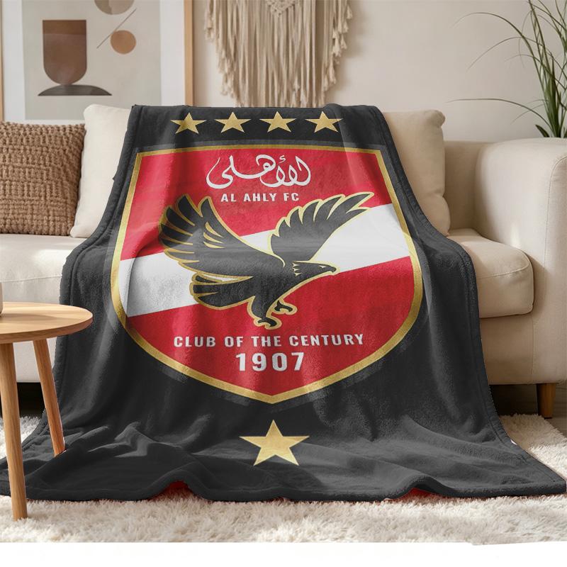 al ahly sc Soft and comfortable flannel Suitable for sofas living rooms outdoor camping travel and also makes a great anniversary gif