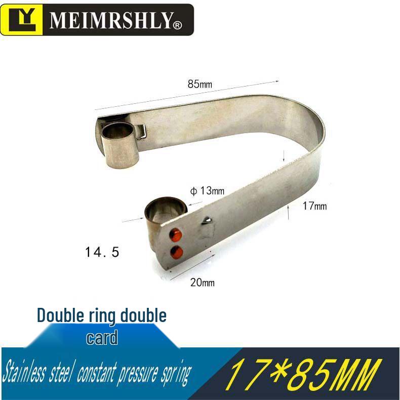 JR Motor Carbon Brush Holder Grip Bracket with Constant Force Spring, Aluminum Copper, 25*32*60 mm.