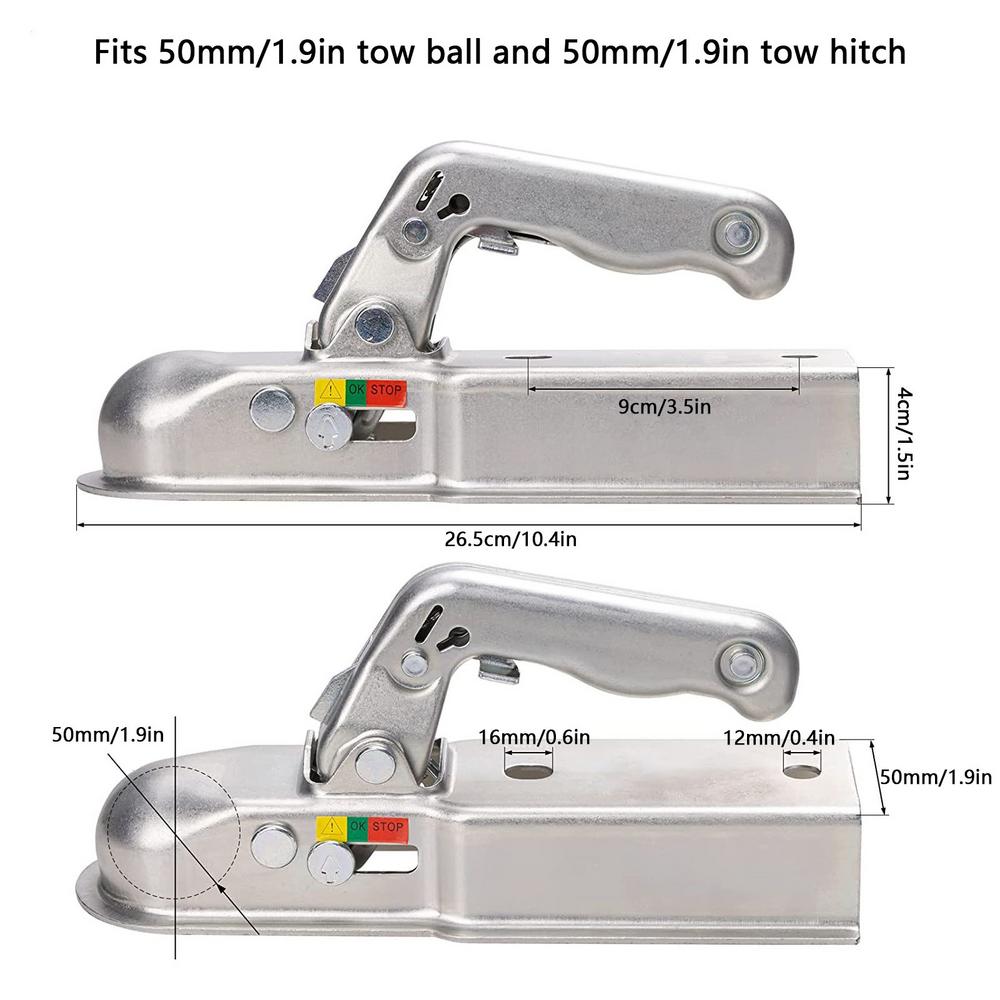 Разъем для буксировки прицепа, протектор шаровой опоры, разъем для головки, детали для прицепа, разъем для прицепа для автофургона, лодки, грузовика, каравана, прицепа, кемпера