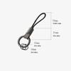 Key Chains for Men Women Car Keychain Lanyard Cotton Rope Strap Metal Keyring Gift Trendy Key Holder