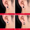 Men's and Women's High-End Titanium Steel Earrings – No Fade, Simple and Stylish Set