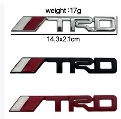 Значок на боковину кузова TRD, изготовленный на заказ