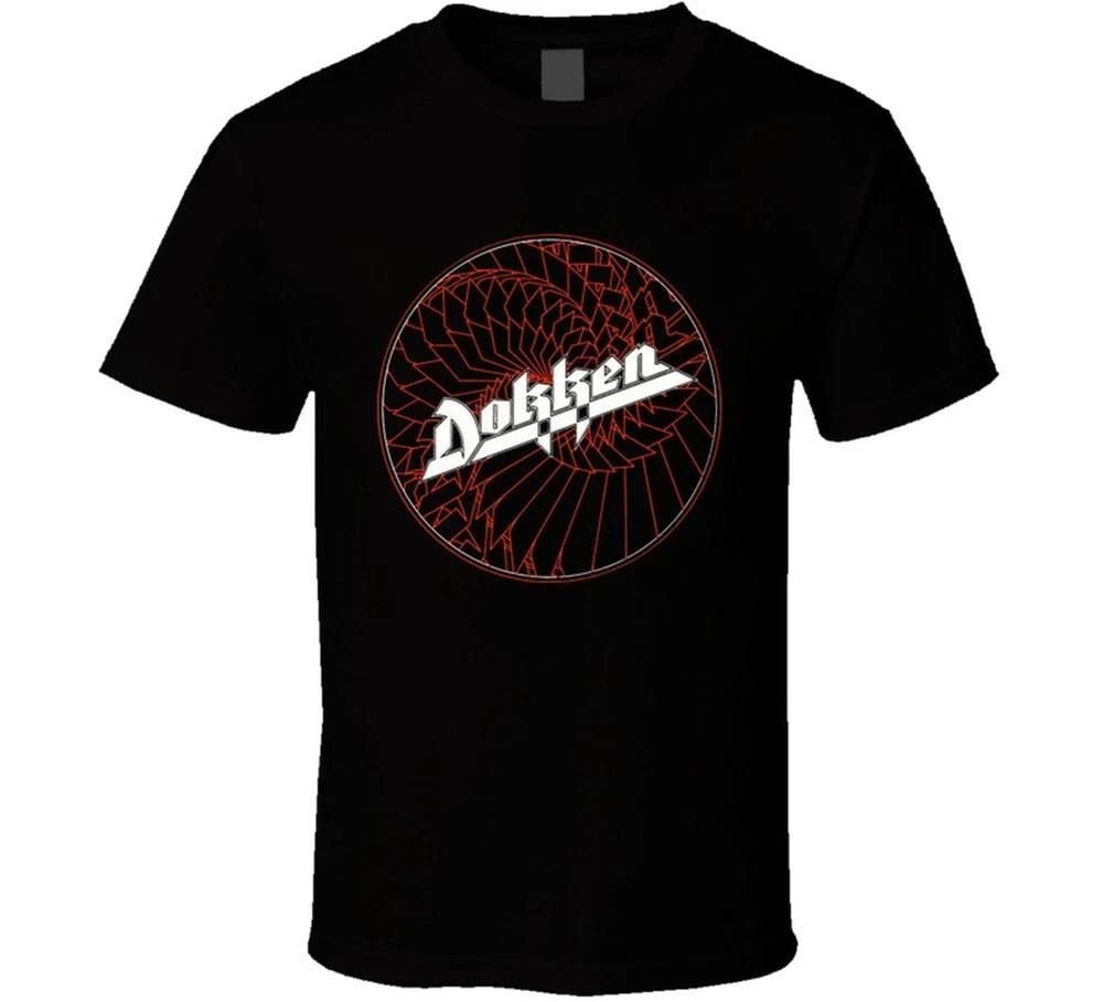 Dokken Band Black Cotton T Shirt Full size S-5XL Xmas Gift SN77 Unisex T-Shirt