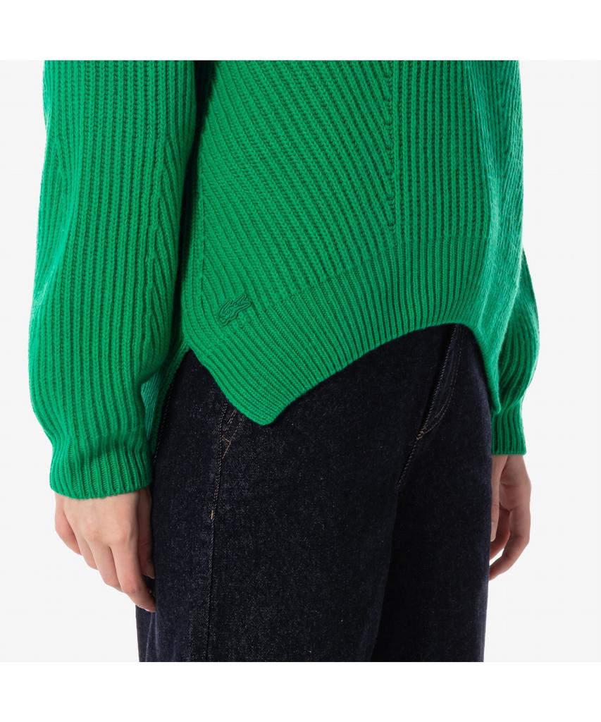 LACOSTE Women'S 3D Half-Zip Sweater Af2528-54N Ldm
