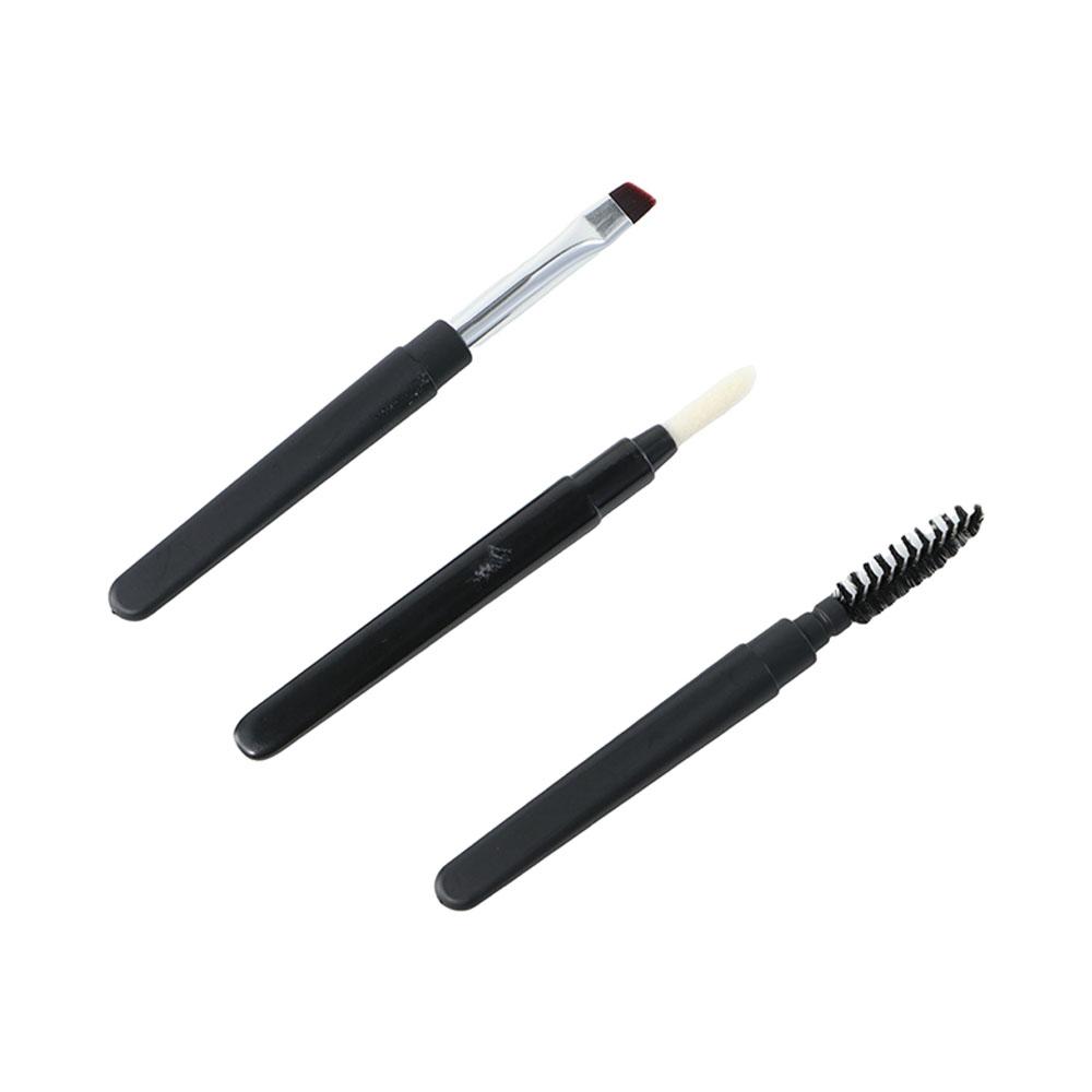 Makeup Accessories with Dust Cover Makeup Tool Lip Brush Eyeliner Brush Eyebrows Eyelashes Brush