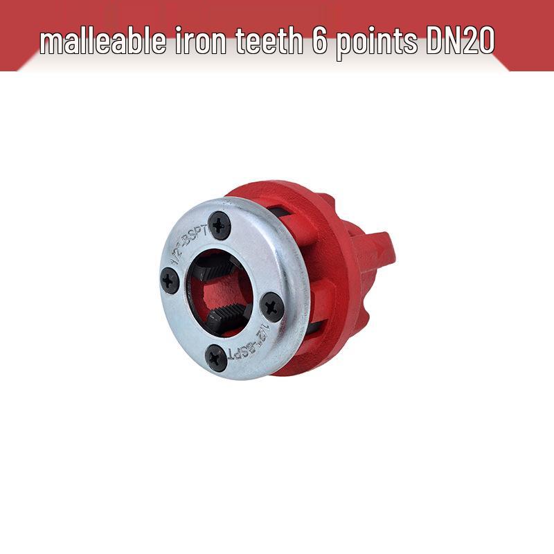 Durable 1/2-4 inch Manual Pipe Threader for Iron, Galvanized, and Water Pipes