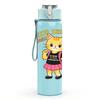1PC Cartoon Cat Girl Fashion Print 750ml Color Plastic Sports Water Bottle Leakproof Flip Straw Lid Suitable for Sports Office Home Use
