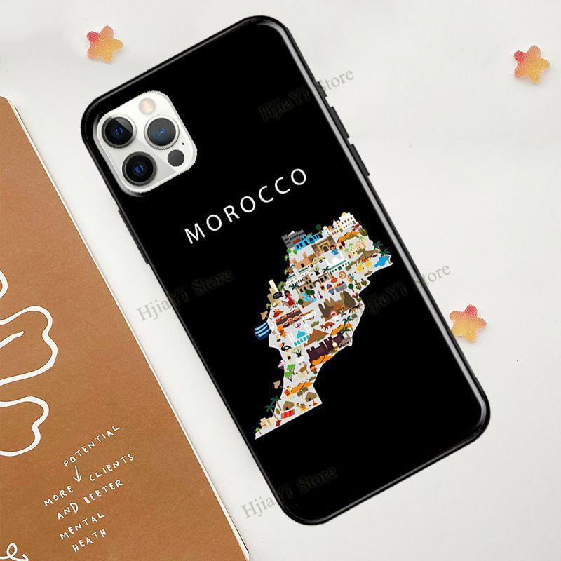 Чехол с флагом Марокко для iPhone 13 Pro Max 12 mini 11 Pro Max 6S 7 8 Plus SE 2020 X XR XS Max, чехол для телефона