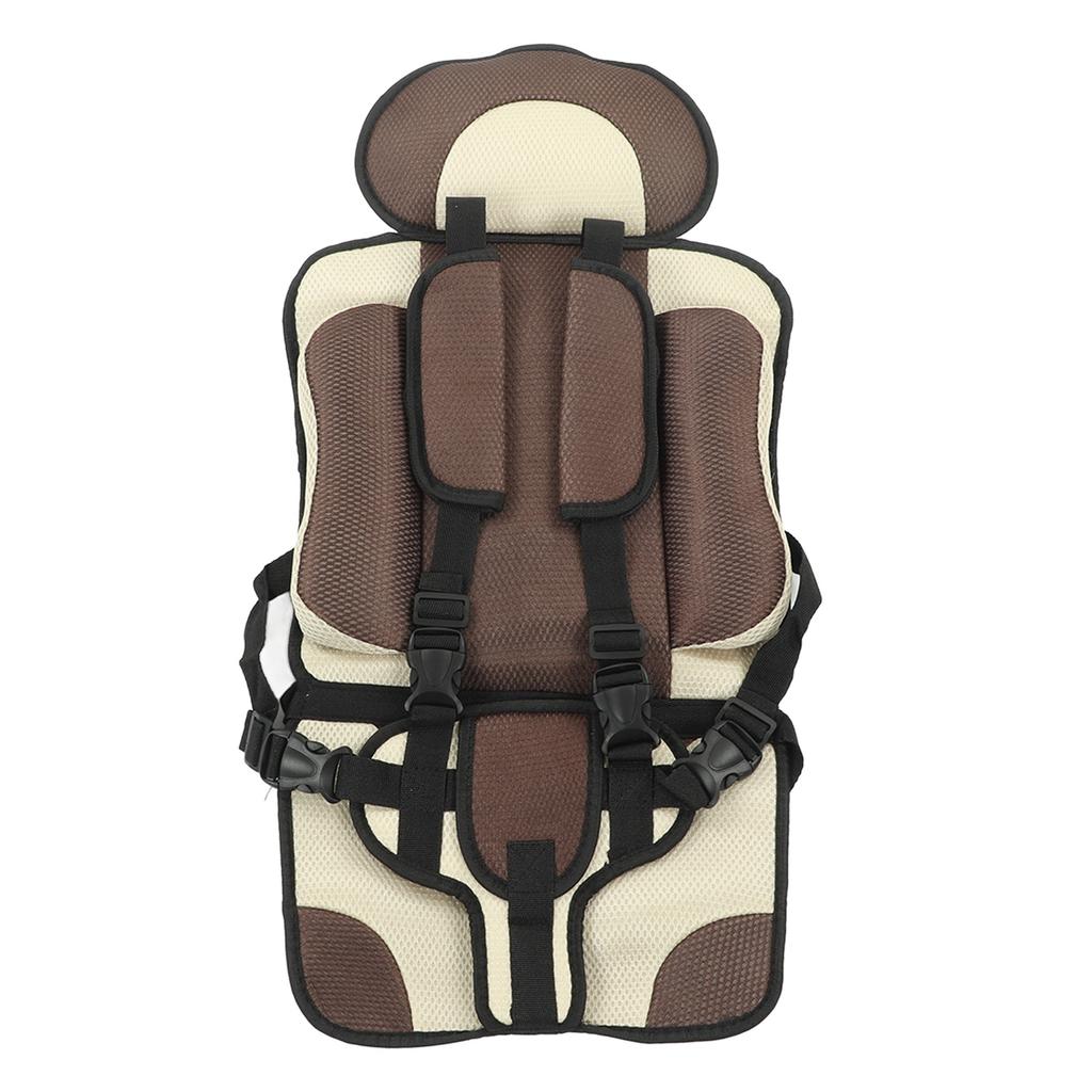 Children Safety Seat Simple Car Portable Seat Foldable Adjustable Strap Travel Accessories