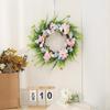 Artificial Spring Flower Wreath Easter Egg Decor Crafts Autumn Festival Home Hanging