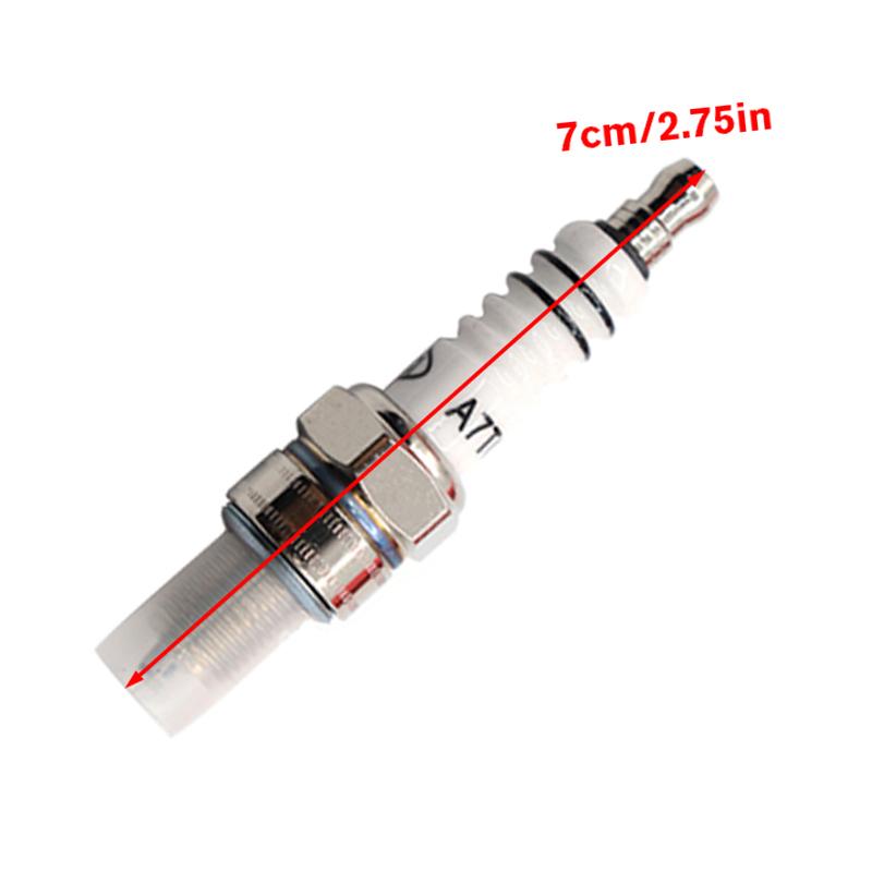 A7TC Racing 3 Electrode Spark Plug for 50cc 110cc 125cc 150cc Atv Scooter Dirt Bike Go Kart