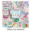 100 Pieces Mental Health Stickers AB-893+1112