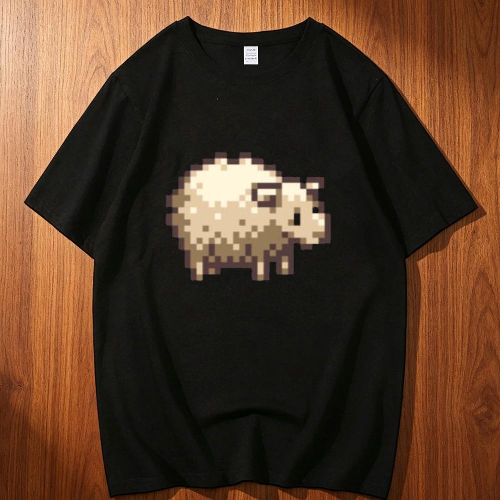 Stardew Valley Cotton Teen 80s Retro Korean Clothes Pastel Harajuku  Anime Tshirt Colorful Vintage Hip Hop Gothic Kawaii Y2k