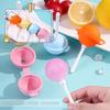 LMETJMA Мини силиконовая форма для мороженого на палочке DIY Форма для мороженого на палочке для леденцов Форма для приготовления мороженого для детей Производители мороженого на палочке для укусов яиц JT181