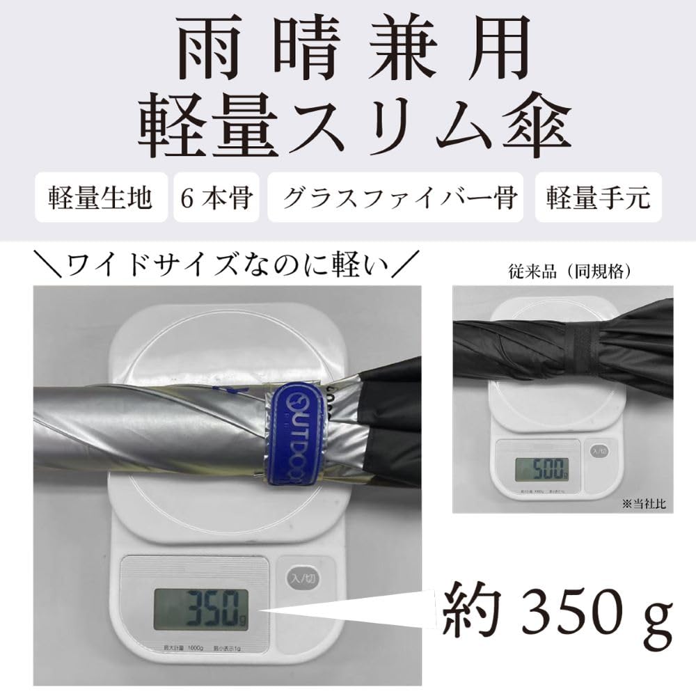 OUTDOOR PRODUCTS Солнцезащитный и дождевой зонт Длинный зонт Легкий 10002537 Оранжевый