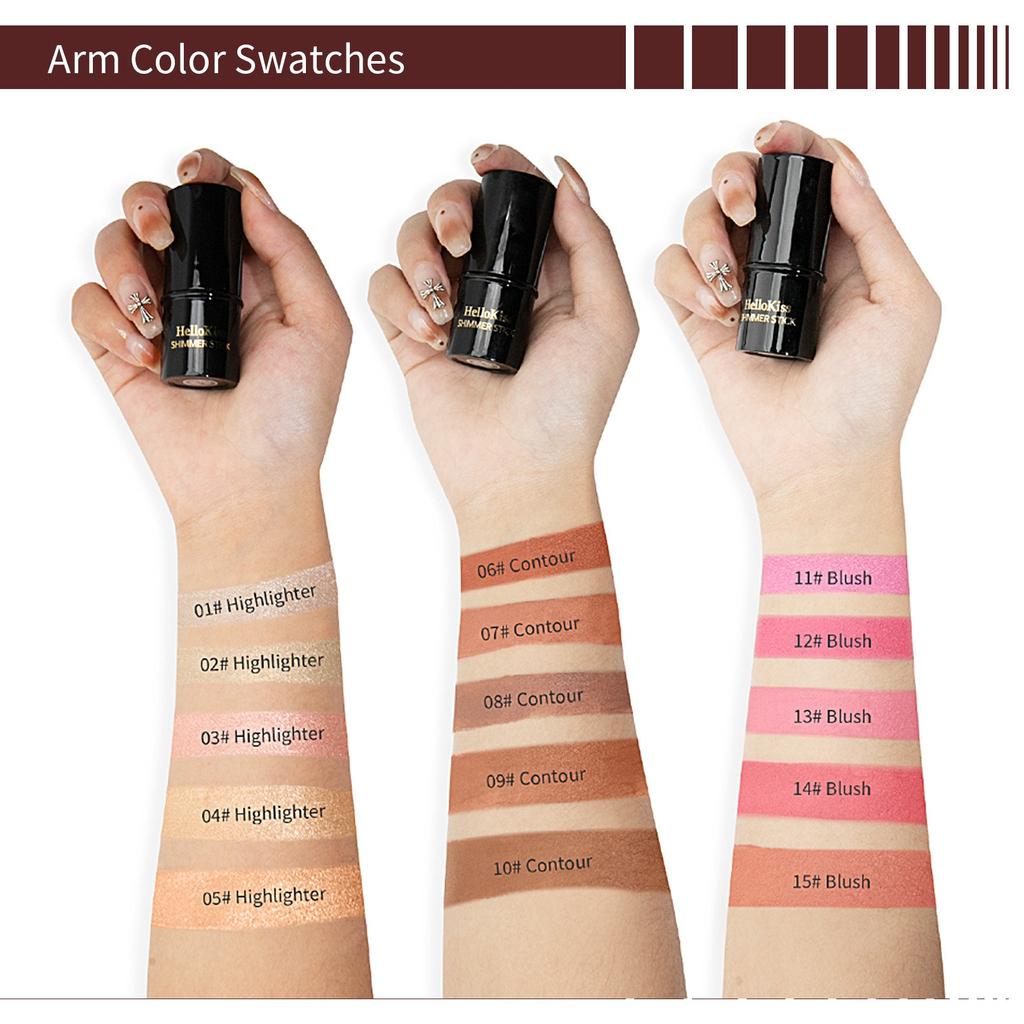 Средство для осветления кожи, трехмерная основа для лица, многоцветный корректор-карандаш для теней и макияжа