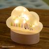 Chatani Moomin Cloud LED Milky H13 x W13 x Light, White, D7.5cm, 152-333241F