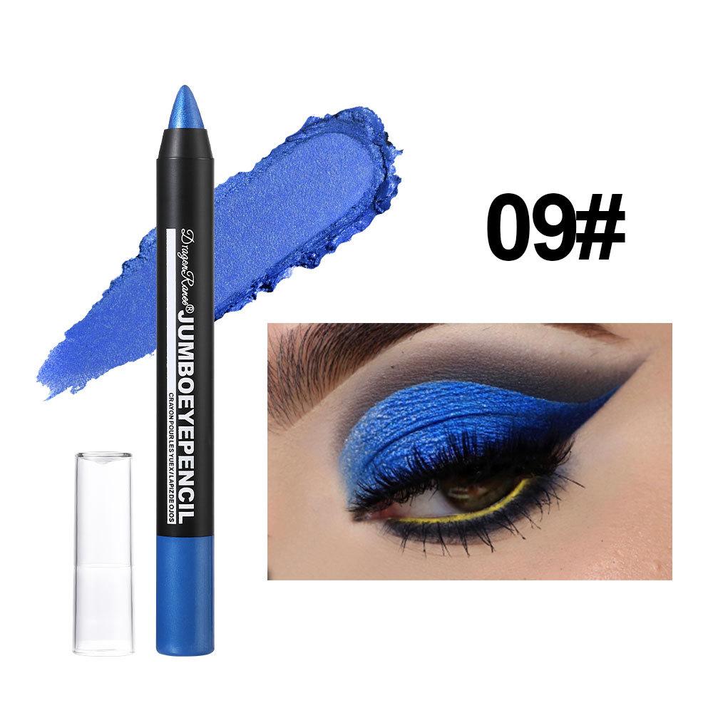 Monochrome Pearlescent Eyeshadow Pencil for Skin Tone Royal Blue Nude Mermaid Pearlescent White Hair Eyeshadow Stick Highlighter Stick Face Makeup