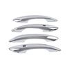 Car Decoration Door Bowl Handle Cover For Hyundai Elantra CN7 - Carbon Fiber Chrome Silver Cars Accessories