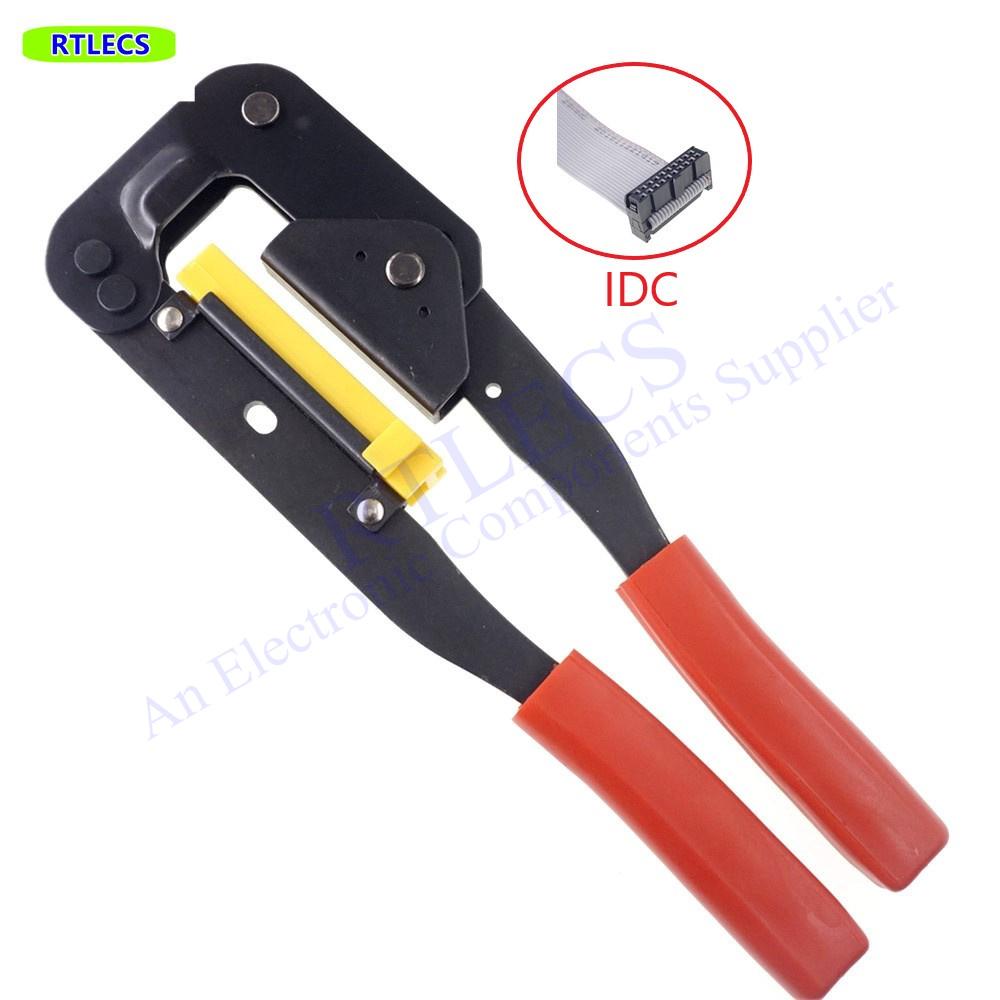 Flat Ribbon Cable Connector Fixture IDC Crimping Tool DIY