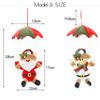 Christmas Tree New Year Xmas Santa Claus Hanging Ornament Christmas Decoration Parachute Pendant