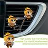 Little Bee Car Vent Clip Air Freshener Cute Auto Interior Perfume Holder for Car AC Vents Bee Shape Car Accessories
