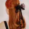 Mellotory Ribbon See-through Hairpin (black)