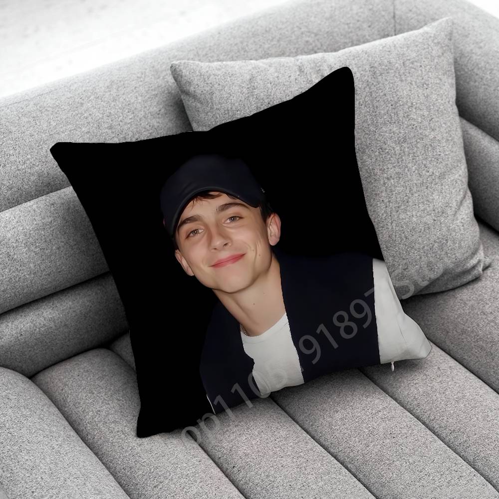 T-Timothee C-Chalamet Throw Pillow Case For 50Cm 30Cm 55Cm 45Cm 40Cm Square Bed Pillowcase Cover