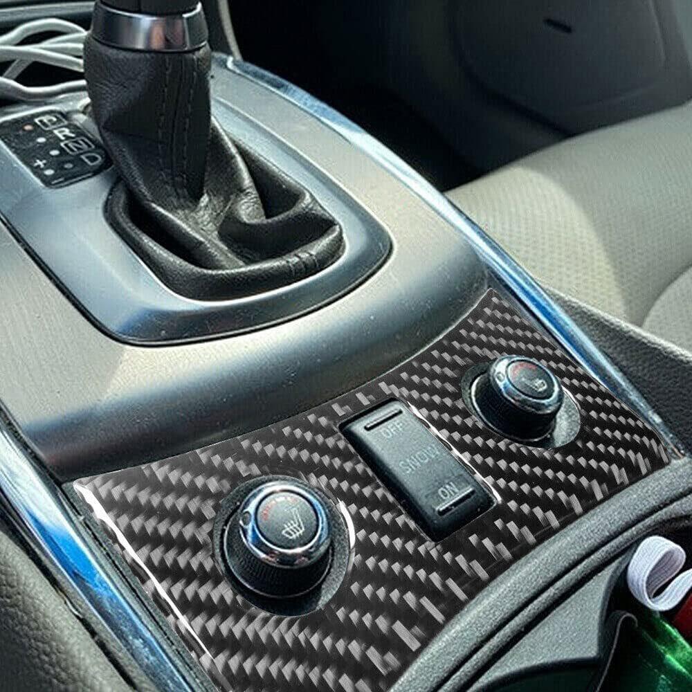 Carbon Fiber Interior Seat Heated Button Cover Trim For Infiniti G37 Sedan 10-13
