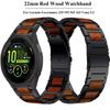 22-миллиметровый ремешок из палисандра+металла для Garmin Forerunner 965 265 255 265 970 570 Браслет из нержавеющей стали для Garmin Venu 4 3 2 Ремешок для запястья