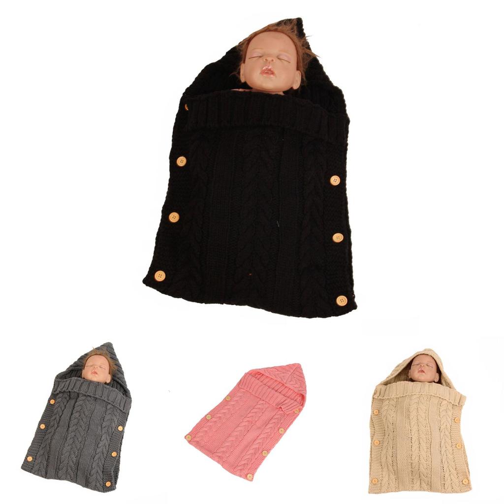 Toddler Wool Sleep Bag With Button Fastening For Winter And Spring Use