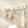 Foldable Coat Hook Wall Mounted Sticky Hooks Multifunctional Clothes Hooks  for Kitchen