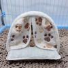 Washable Guinea Pig Hideout Winter Warm Hamster Nest Cozy Guinea Pig Bed  Pet Accessories