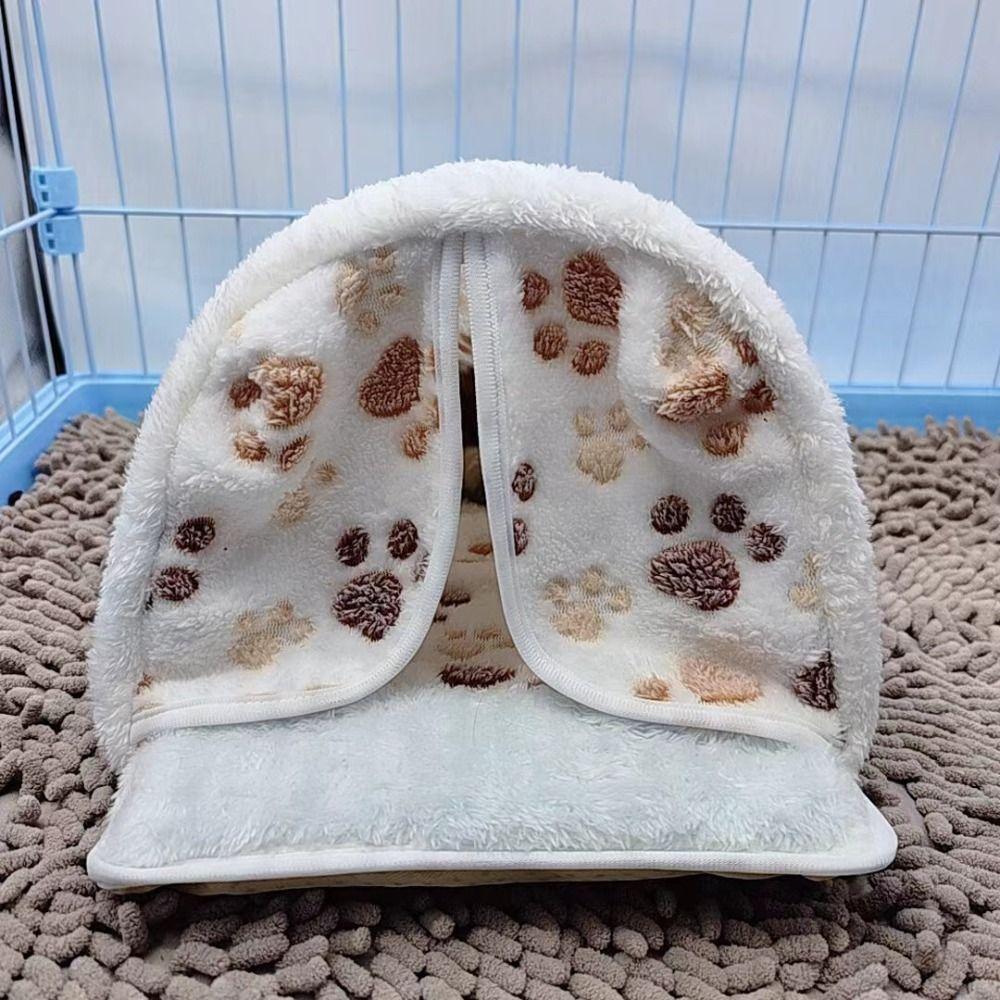 Washable Guinea Pig Hideout Winter Warm Hamster Nest Cozy Guinea Pig Bed Pet Accessories