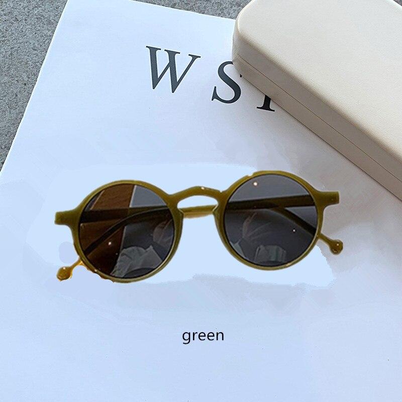 Kottdo Fashion Sunglasses Round Women Sunglasses Retro Men Outdoor Sunglasses Plastic