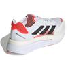 adidas Adizero Boston 10 White Solar Red Женские кроссовки Cloud-White Core-Black FY4080