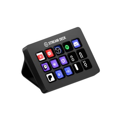 Контроллер Elgato Stream Deck для стримера живого контента Совместимый MK.2 [Раскладка с 15 клавишами] Создание, Устройство, Интеграция с OBS/Twitch/YouTube, Mac/PC