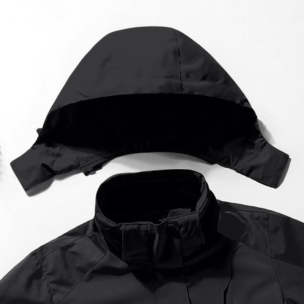 Женский однотонный костюм для улицы с капюшоном и длинными рукавами, ветрозащитная и водонепроницаемая тонкая куртка Ehplore