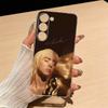 Чехол для телефона B-Billie E-Eilish для Samsung S25, S24, S21, S22, S23, S30, Ultra, S20, Plus, Fe, Lite Прозрачный чехол