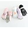 Children's Ski Gloves Warm and Cute Cartoon Bow Gloves
