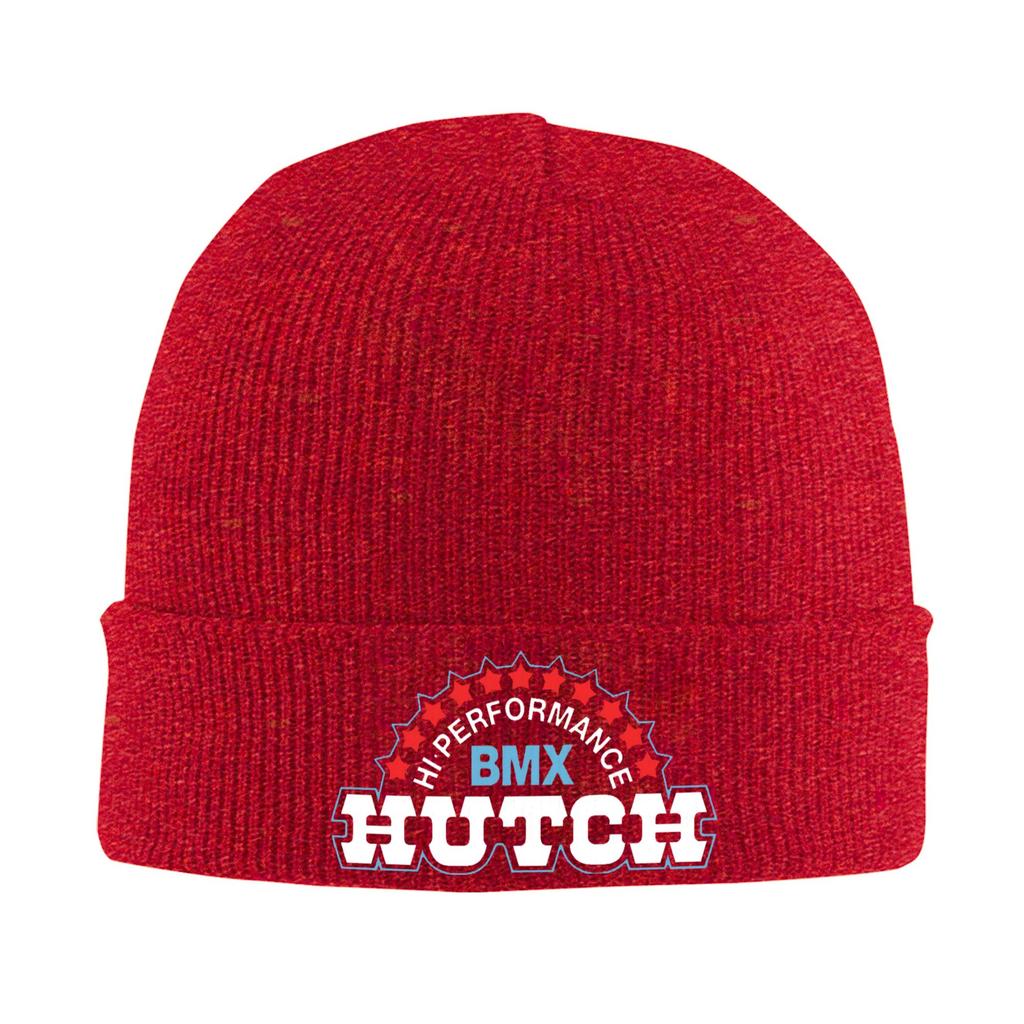 Hutch HiPerforUnisexce BMX Red White Blue Black Tim Judge Warm Knitted Cap Winter Knit Bonnet Hat Skullies Beanies Hip Hop Caps