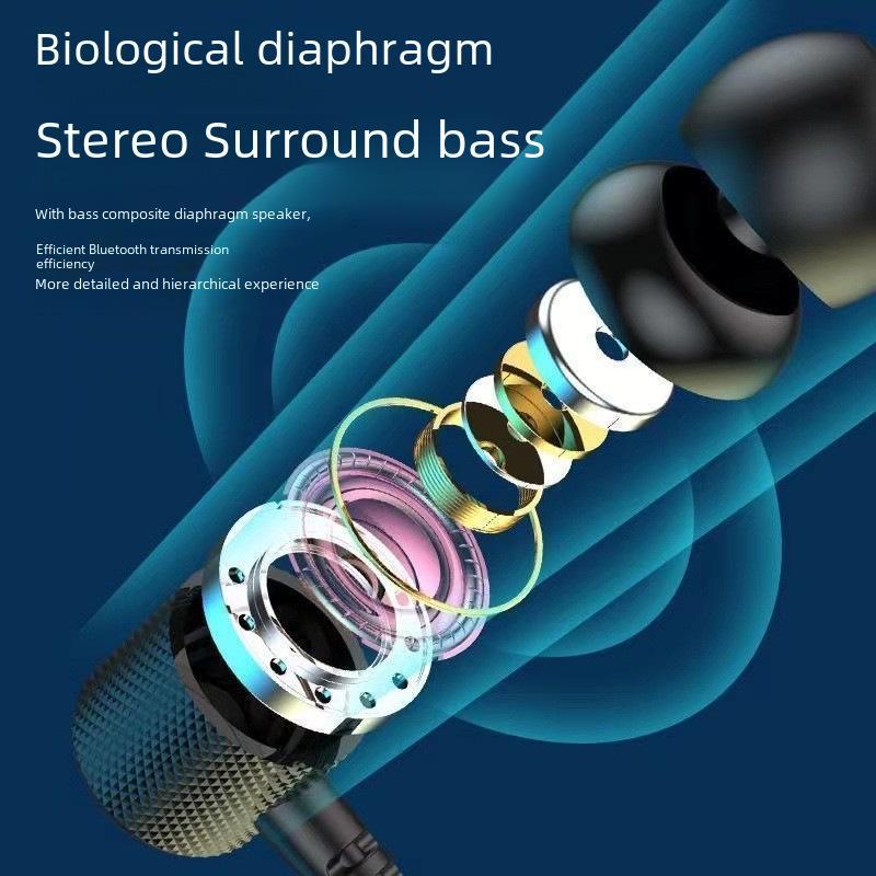 Cross-Border Wireless Bluetooth Neckband Earbuds for Sports